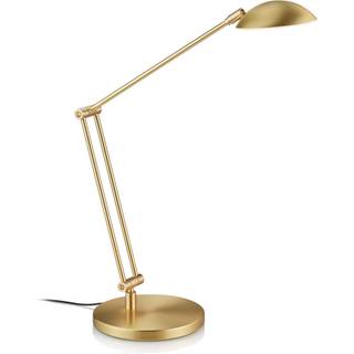 Hebe LED-bordlampe med gestusstyring, messing