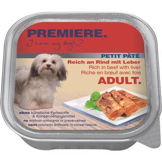 PREMIERE Adult Petit Paté, alu-bakke okse & lever 150 g