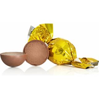 Fyldte chokoladekugler, Solgul 1 kg. Flødechokolade med karamel