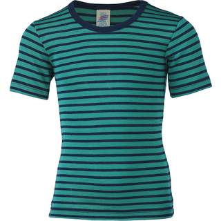 Engel Kinder Unterhemd S/S Merino undertøj Børn størrelse 140 farve turkis/blå