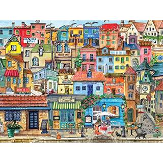 White Mountain - Seaside Village 500 Piece Jigsaw Puzzle Italy Puzzle Hotel Puzzle