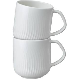 Arc White Large Mugs - Set Of 2 -