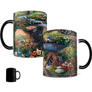 Morphing krus Disney - Alice in Wonderland - Thomas Kinkade - en 11 oz farve, der skifter varmef?lsom keramisk krus - Billede afsl?ret, n?r varm