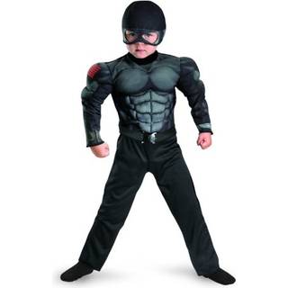 Forklar kostumer G.I. Joe geng?ldelse Snake Eyes Toddler Muscle Costume Black Large