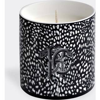 Roberto Cavalli Home Candlelight And Scents - 'Black Moray' scented candle in Multicolor Fine Bone China/Wax