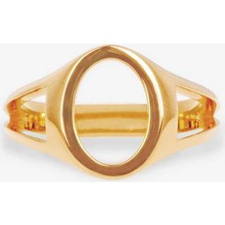 IX Mini Oval Simple Signet Ring