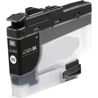 Brother LC424BK sort blækpatron - Kompatibel