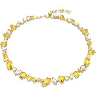 Gema Halskette, Verschiedene Schliffe, Gelb, Goldlegierungsschicht