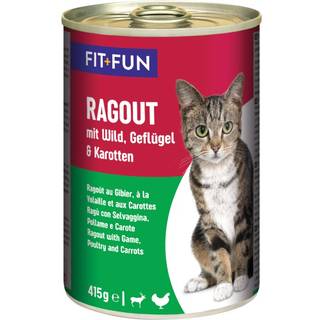 Adult ragout, dåse vildt og fjerkræ 415 g