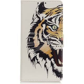 Motorola Moto E7 Power / E7i Power Læder Flip Cover m. Pung - Tiger