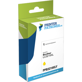 Gul blækpatron - Brother LC-3219XL - 1.500 sider