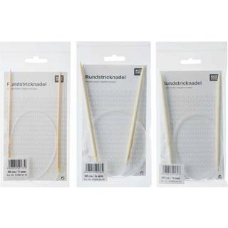 Rundstricknadel 60cm Bambus