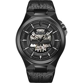 Bulova 98A238 Sort/Læder Ø46 mm