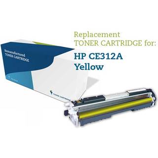 Gul lasertoner - HP 126A / Canon 729 - 1.000 sider