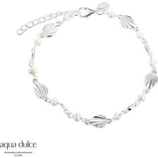 FAN PEARL BRACELET | SILVER