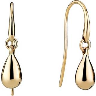 Lund Copenhagen dråbe ørehænger, 8 kt. guld
