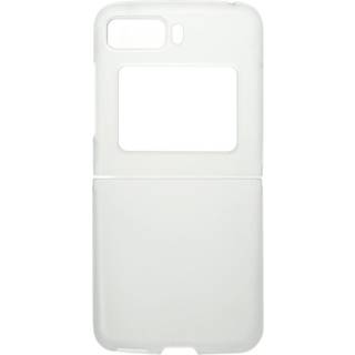 Motorola Razr 2022 Plastik Bagside Cover - Mat Gennemsigtig