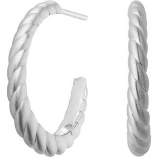 ByBiehl Seashell Hoop Large creol i sterlingsølv