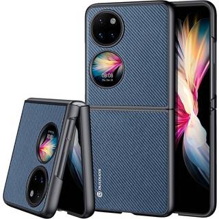 Huawei P50 Pocket Dux Ducis FINO Series Nylon Bagside Cover - Blå