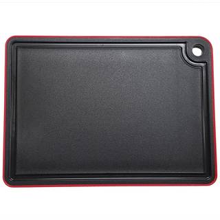 Daloplast Skærebræt, sort/rød, 27 x 19 cm