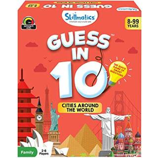 SkillMatics Card Game - G?t i 10 byer rundt om i verden gaver til 8 -?rige og op hurtige spil med smarte sp?rgsm?l sjov familie spil