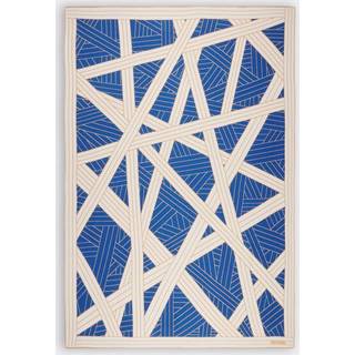 Missoni Blankets - 'Nastri' throw, blue in BLUE 50% Wool - 36% Cashmere - 14%