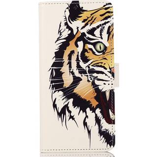 iPhone 13 Pro Max Læder Flip Cover m. Pung - Tiger