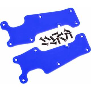Traxxas - TRX9633X - Suspension arm covers, blue, front (left and right)