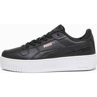 PUMA Carina Street Sneakers Youth, Shoes, Black/Black/Rose Gold, 37.5