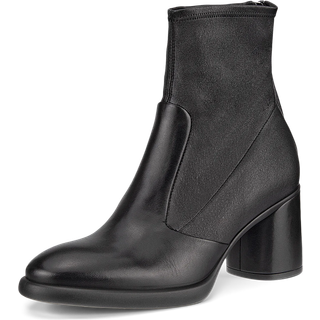 ECCO Sculpted LX 55 - Damesko i læder med blokhæl til damer - Sort - Size: 38 (UK 5-5.5)