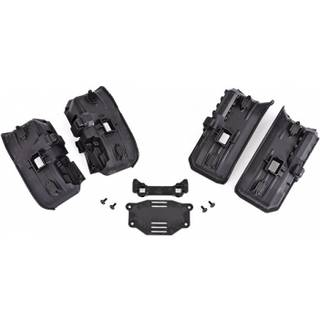 Traxxas - TRX8072X - Fenders, inner (wide), front & rear (2 each)/ rock light covers (8)/ battery plate/ 3x8 flat-head screws (4)