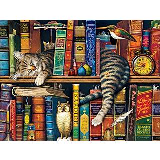 Buffalo Games - Charles Wysocki - Frederick The Literate - 750 Piece Jigsaw Puzzle Multicolor 24 """" L X 18 """" W