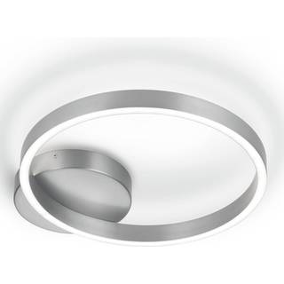 LED-loftslampe Anel-40, mat nikkel, direkte/indirekte