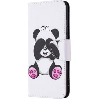 Huawei Honor 9X Lite Læder Cover m. Pung - Sød Panda