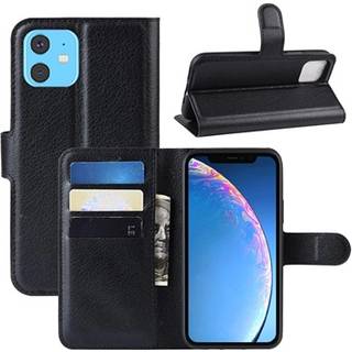 iPhone 11 Pung Taske med Magnetisk Lukning - Sort