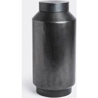 Mad et Len Vases - 'Ml10,1 Objet Grand' in BLACK hand hammered iron