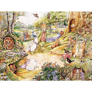 New York Puzzle Company - Beatrix Potter Walk in the Woods - 1000 Piece Jigsaw Puzzle For Voksne af Beatrix Potter
