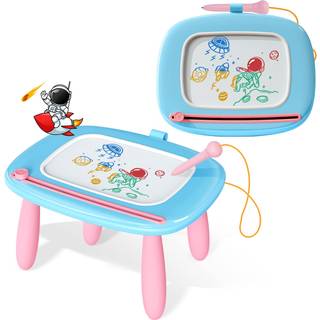 Kikidex Toddler Legetøj til 1 2 3 år gammel Robust magnetisk Doodle Scribbler Board Entertainment Legetøj til børn Genanvendeligt og ingen rod ud