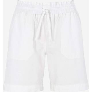 Shorts i vasket bomuld