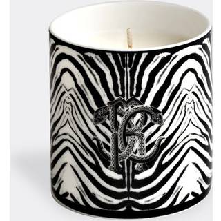 Roberto Cavalli Home Candlelight And Scents - 'Black Zebra' scented candle in Multicolor Fine Bone China/Wax