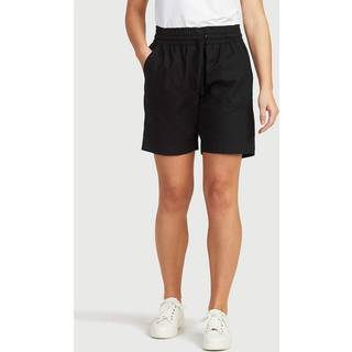 Shorts i vasket bomuld