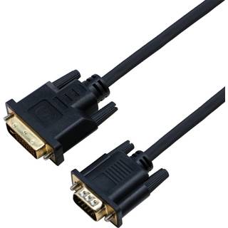 Eletra Dvi-I M - VGA M 1M-kabel, sort ➞ På lager - klar til levering