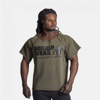 Gorilla Wear Classic Workout Top, S/M, Army Green