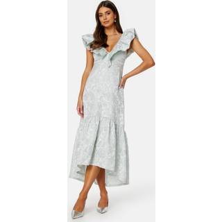 Summer Luxe Flounce Midi Dress