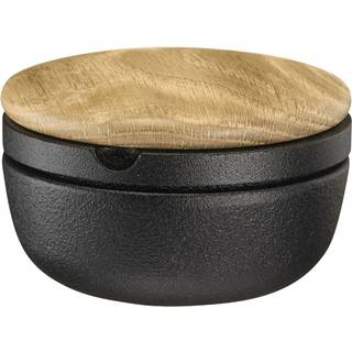 Skeppshult Gewürzmühle Swing L - Gusseisen mit Eichenholzdeckel - Braun,Schwarz