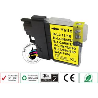 Brother LC1100Y/985/980Y (kompatibel) gul 19ml