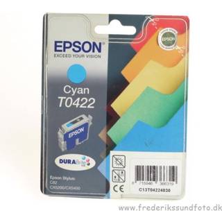 Epson T0422 Cyan blækpatron (Udløbsdato 2009)