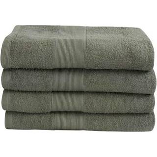 Badehåndklæde - 100% Blødt bomuld med høj absorberingsevne - 70x140 cm - Støvet grøn bade håndklæde fra danske By Borg