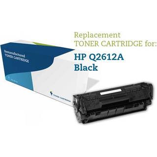Sort lasertoner - HP Q2612A - 2.000 sider