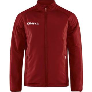 Craft 1909085 craft jacket warm jr Børn / Sportsjakke BRIGHT RED 122/128
